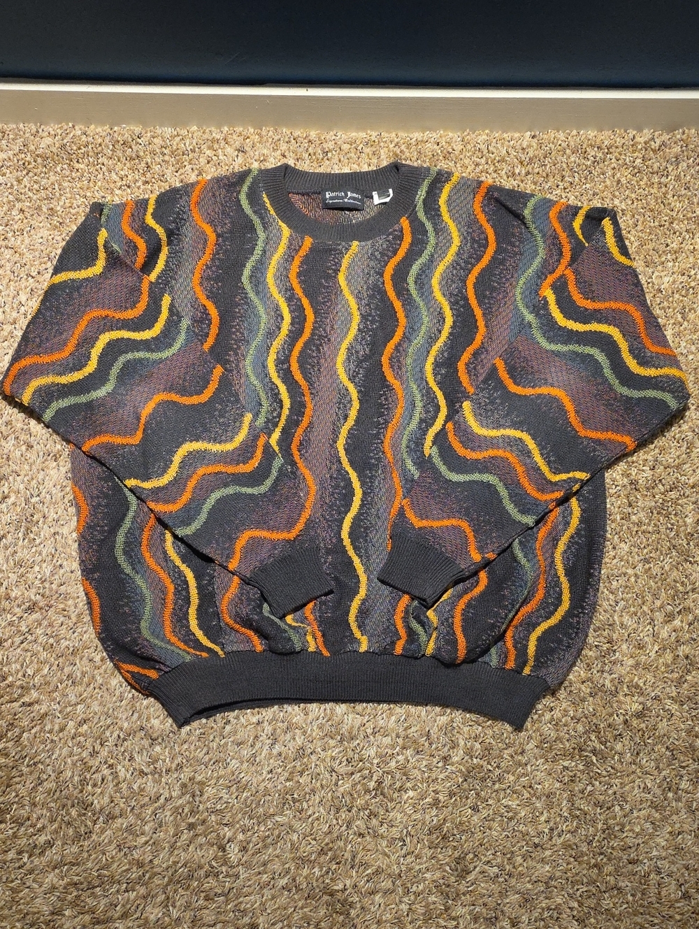 Patrick James Colorful Sweater Like New 2X